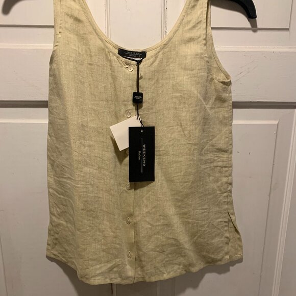 Max Mara ~ NWT!!~ Linen Top - Picture 1 of 14
